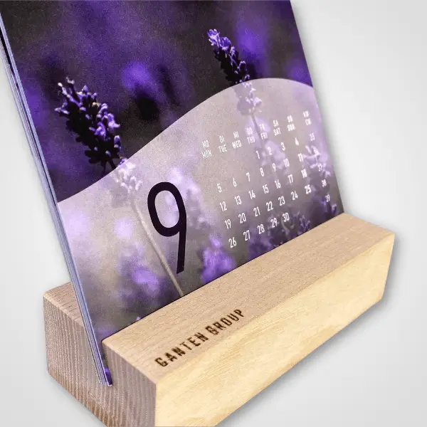 Referenzbild vom Kalender der Ganten Group.