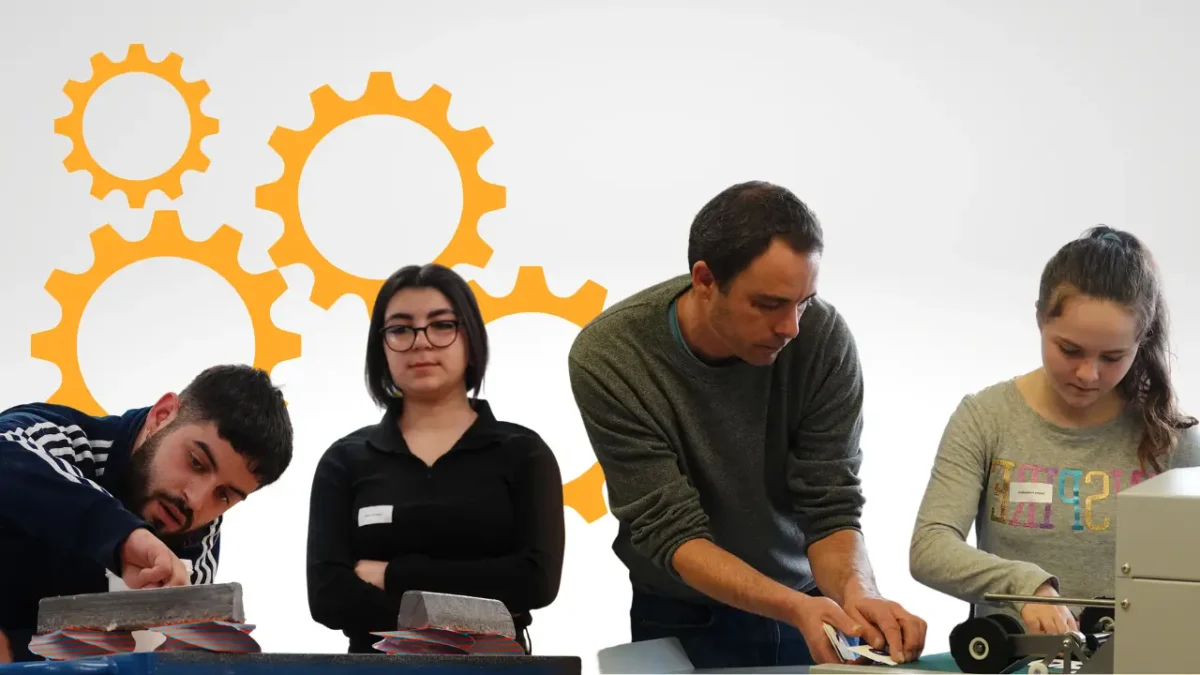 Apprentices at the Career Check Day