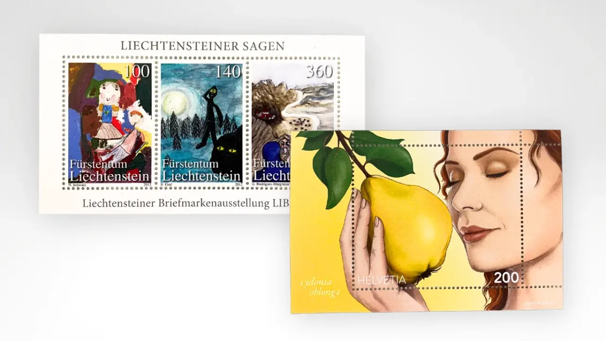 world record and scented stamp