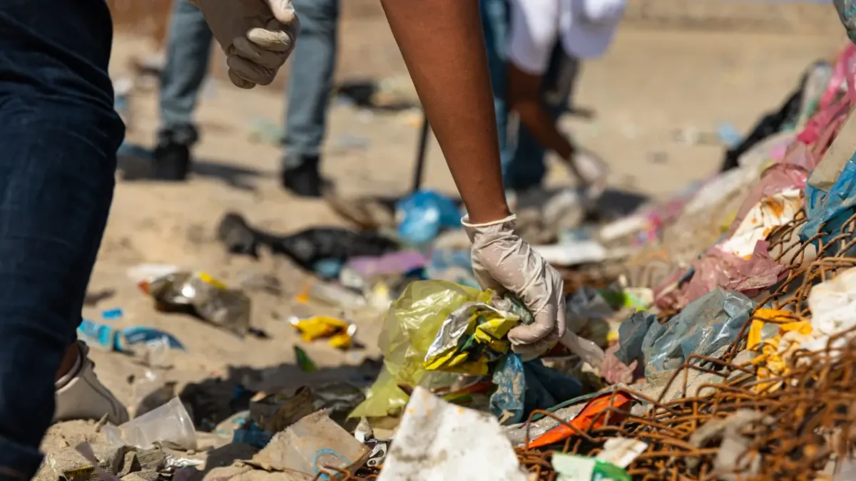 Plastik sammeln
